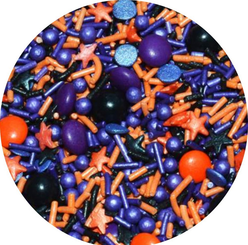 Imagen 1 de 1 de Mix Halloween Sprinkles Granillo Confeti Perla Reposteria