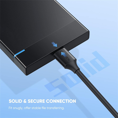 Cable Ugreen Usb C A Usb 3.0 Micro B, Carga Rápida Y Sincron