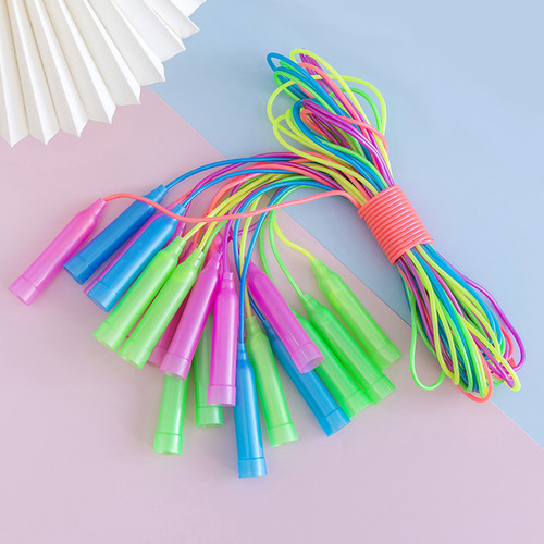 Children Fitness Ropes Jump Rope Color Skipping Rope 12 Pcs