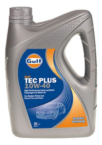 Cambio Aceite Gulf Tec Plus 10w40 4l+ Fil Ac + Coloc Cuotas