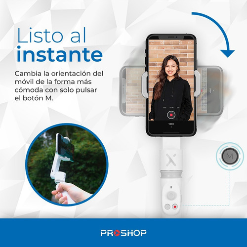 Imagen 5 de 10 de Estabilizador Gimbal Zhiyun Smooth X Celular Steadycam!