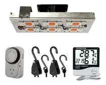 Comprar Luz Led Cultivo Indoor 300w Timer Termohigrometro Poleas
