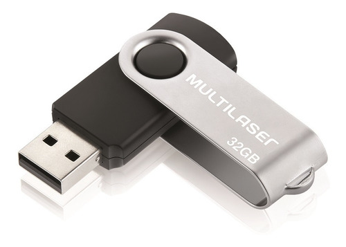 Imagem 2 de 7 de 05 Pen Drive Twist 32gb Usb Multilaser - 5 Cartelas