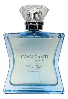 Perfume Cavalcanti Rosa Blu 100ml Edp Spray Floral Feminino