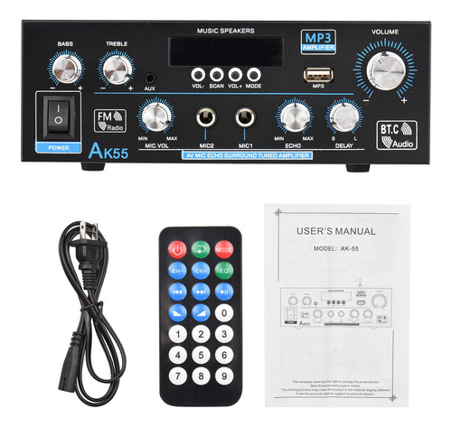 Bocina Remote Micrófono Input 70 W+70 W Ca Control