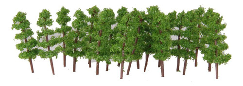 2 X 100pcs Modelos De Paisaje De Tren Árboles 1: 400-1: 500