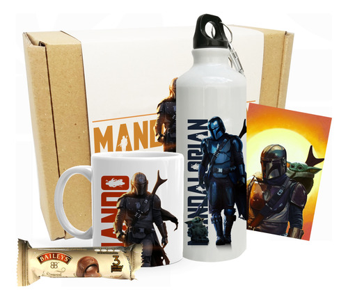 Taza Grogu / Botella Mandalorian / Regalo Mandalorian