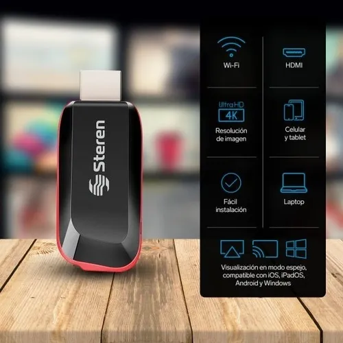 Adaptador hdmi wifi para ver tu smartphone y tablet en la tv hotsell