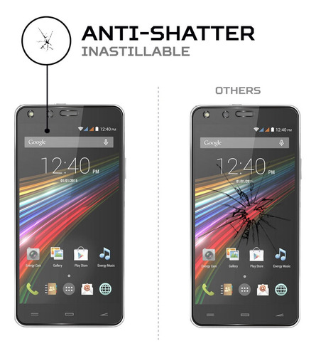 Protector De Pantalla Anti-shock Energy Sistem Phone Pro Hd