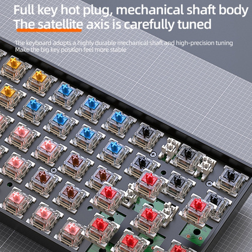 Ziyou Lang K68 Keypad, Style: Red Shaft Version (shimmering)