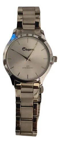 Reloj Para Dama Plateado Lugano