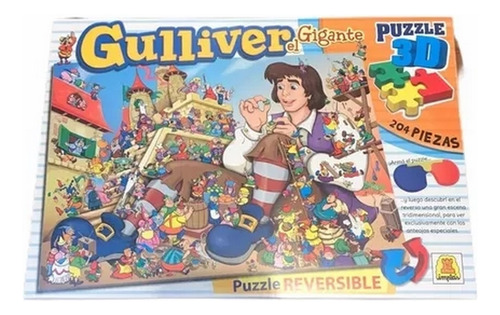 Gulliver El Gigante Puzzle 3d 204 Piezas Ploppy.3 340234