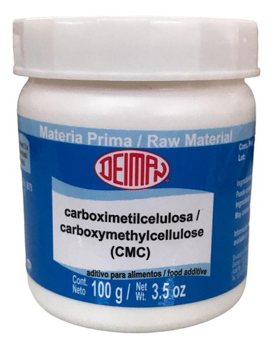 1 Frasco De 100 Gr De Cmc Carboximetilcelulosa