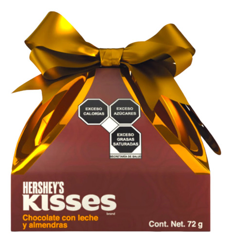 Chocolate Hershey's Kisses Caja Regalo Almendra 72g