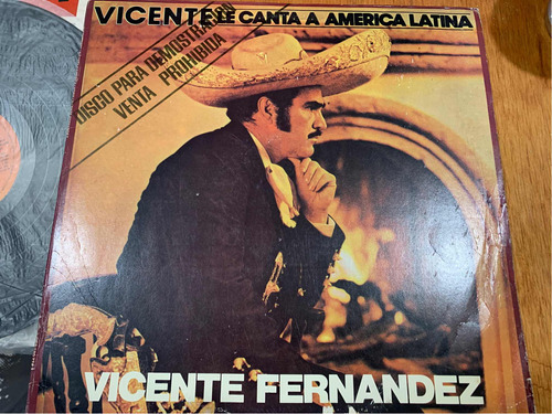 Vinilo Vicente Le Canta A América Latina Che Discos