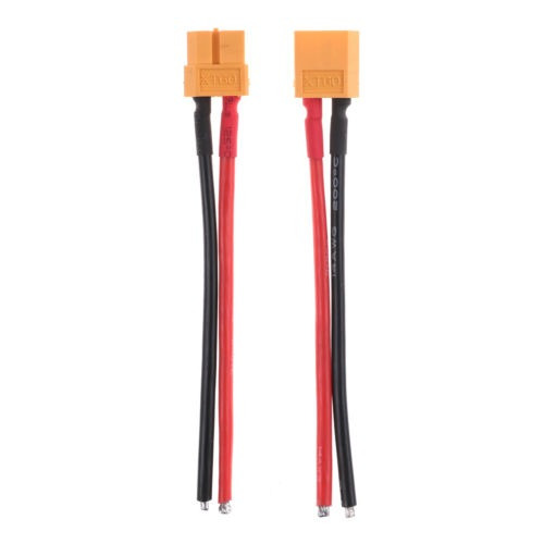 2 Pcs Xt60 Conector 12awg Masculino Femenino Plug Suave Sili