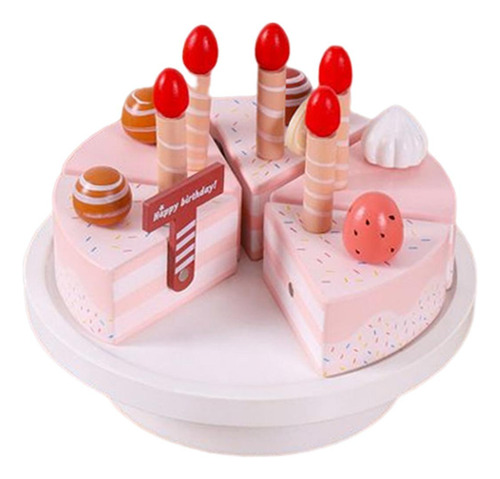 Juguetes De Pastel De Madera Diy Juego De Imaginación Juego