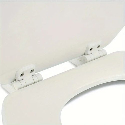 Set De Bisagras Tapa De Inodoro Compatible Bemis De Madera Blanco
