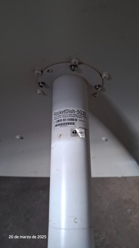 Ubiquiti Rocket Dish 5g30 Antena Inalámbrica Blanca (Usado)