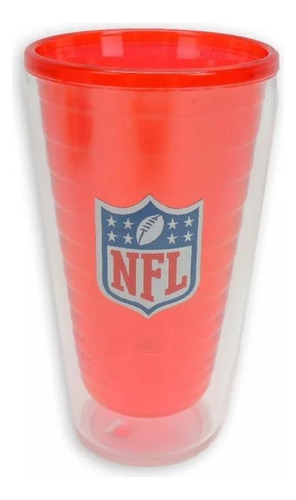 Copo Cerveja Nfl Vermelho 450 Ml Parede Dupla - Marca Nfl