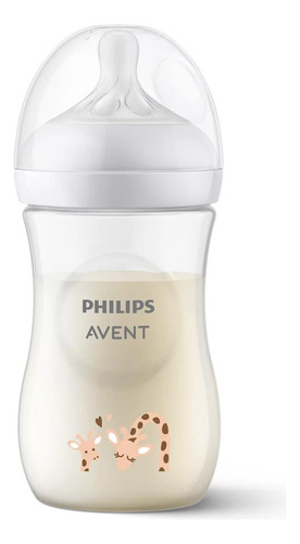 Biberón Philips Avent Natural Response Decorado J 9oz 260ml Color Traslúcido