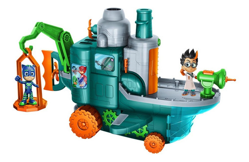 Pj Masks Romeo's Flying Factory Playset Con Luces Y Sonidos