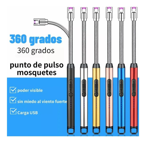 Encendedor Electrónico, Carga Usb, Viaje, Hogar, Cocina De C