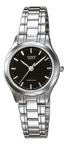 Reloj Casio Ltp-1275d-1a Acero Mujer Plateado