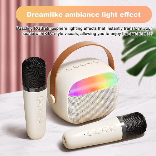 Máquina De Karaoke, Wireless Karaoke Speaker Con Luces