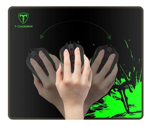 Imagen 4 de 9 de Pad Mouse Gamer T-tmp100 Lava S 29x24cm Tamaño Pequeño