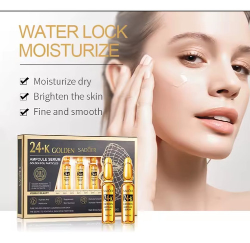 Suero Facial Saoder 24k Gold Tratamiento Intensivo 7 Días Todo Tipo De Piel Noche