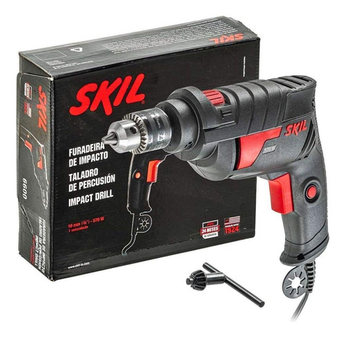 Furadeira De Impacto Skil 6602 570w 10mm 2 Vel. 127v