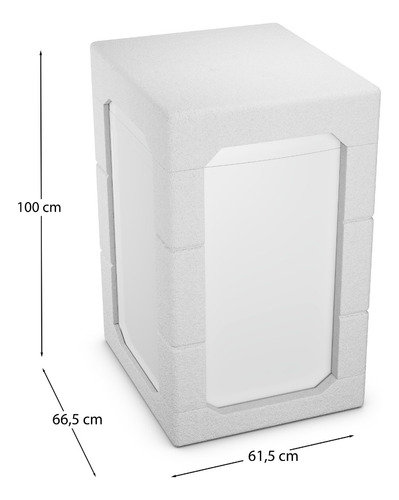 Lavadora blanca Consul de 13 kg con modo ecológico