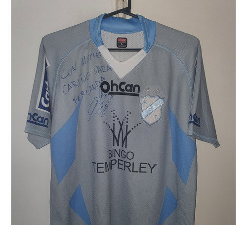 Camiseta Temperley Ohcan Gris Arquero Utileria Firmada