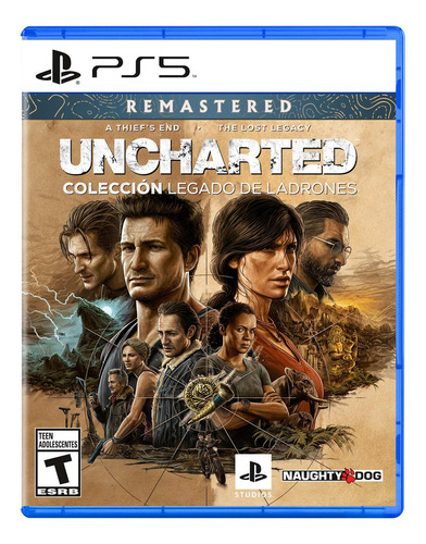 Uncharted Legacy Of Thieves Collection Formato Físico Ps5 Or