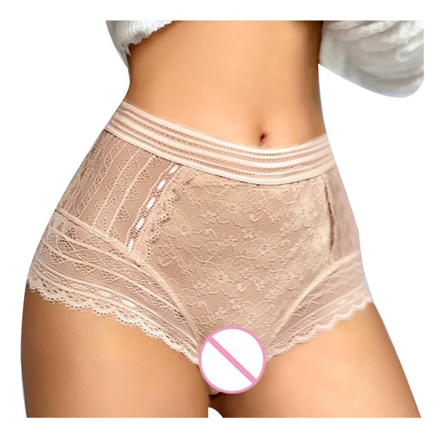 Braguitas De Encaje Para Mujer, Ropa Interior Lisa Y Cómoda,