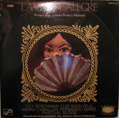 Orquesta Camara Madrid - La Viuda Alegre - 1971 Importado