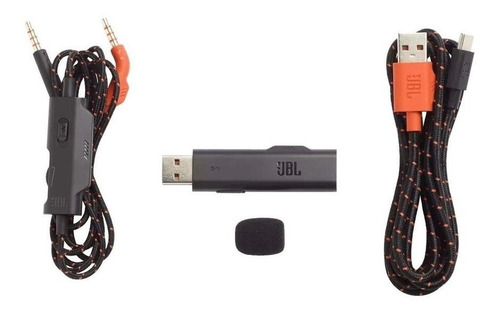 Imagen 6 de 6 de Audífonos gamer inalámbricos JBL Quantum 800 negro con luz LED