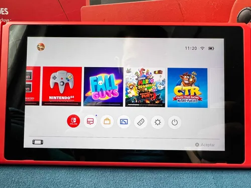 Nintendo Switch Desbloquada Edición Mario Red & Blue (Usado)