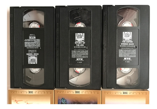 Edicion Especial Star Wars 3 Vhs La Guerra De Las Galaxias (Usado)
