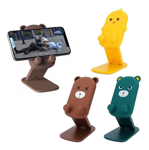 Soporte Porta Celular Tablet Holder Base Escritorio X6 Unds