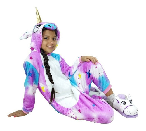 Pijama Térmica De Unicornio Para Niños 