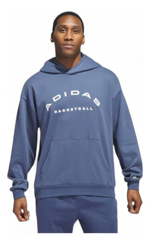 Polerón Hombre adidas Select Foundation Gorro Felpa Azul
