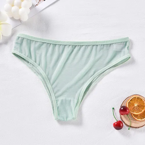 D Ropa Interior Sin Costuras Para Mujer Con Triangular Trans