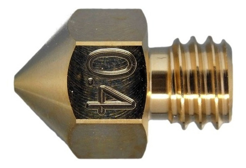 Nozzle Mk8 Calidad Superior M6 0.4mm Brass 