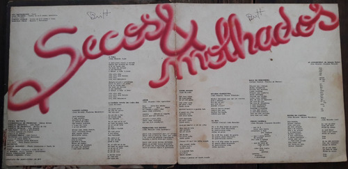 Imagem 3 de 4 de 2x Lp Vinil (g+) + Cd (nm) Secos & Molhados Secos E Molhados