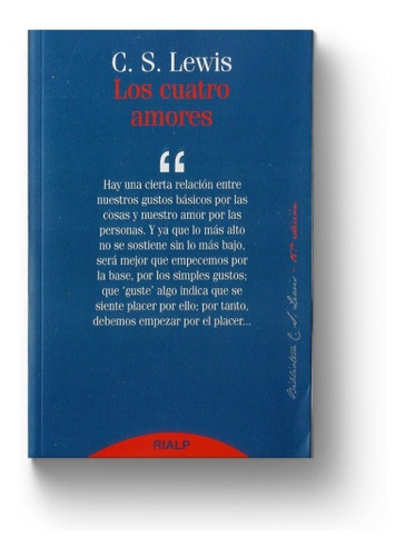 Libro Los Cuatro Amores (c.s Lewis)