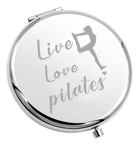 Kuiyai Pilates Lovers Espejo Compacto Yoga Pilates Espejo De