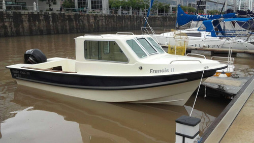 Imagen 8 de 15 de Lancha Tracker Cabinada Baader Track 780 Trabajo, Transporte