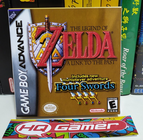 Legend Of Zelda: Four Sword - Box Do Jogo (game Boy Advance)